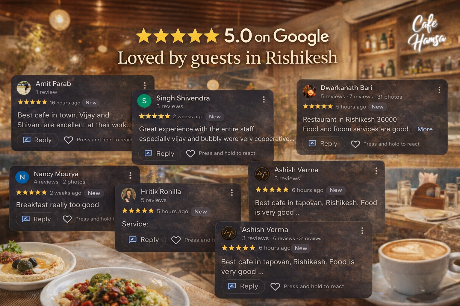 Why Café Hamsa Is a Must-Visit Cafe in Tapovan, Rishikesh