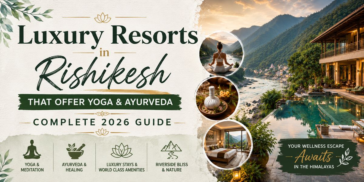 Luxury Resorts in Rishikesh That Offer Yoga & Ayurveda — Complete 2026 Guide