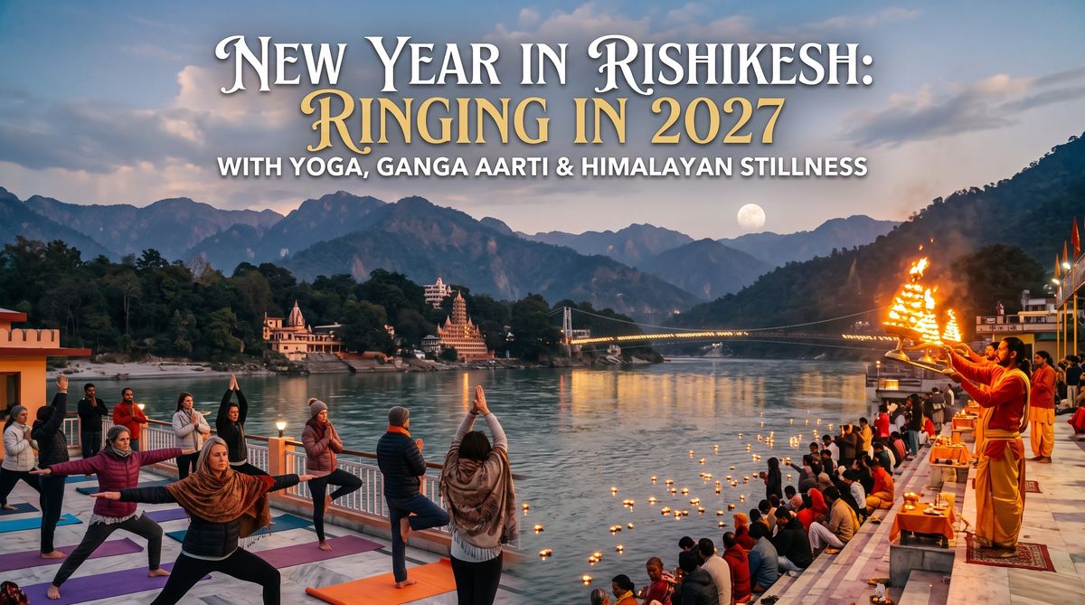 New Year in Rishikesh Ringing in 2027 with Yoga, Ganga Aarti & Himalayan Stillness