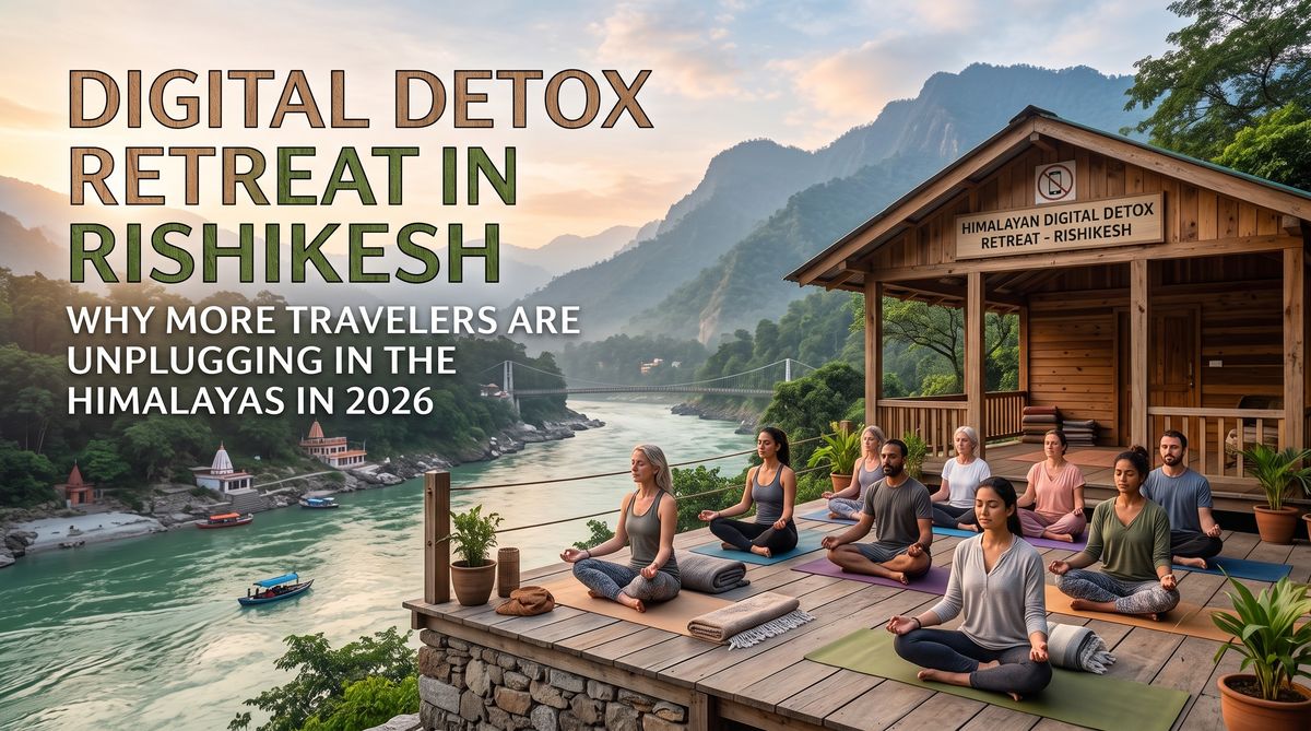 Digital Detox Retreat in Rishikesh: Why More Travelers Are Unplugging in the Himalayas in 2026